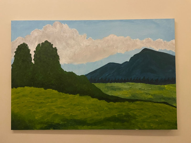 The Emerald Valley – Original Impressionist Landscape Painting