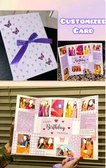 Personalized Memory Card: Customized Photo & Message Gift Card